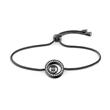Ladies' Vine Circle Family Bracelet In Stainless Steel, Black