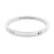 Minimal Family Engraved Bangle For Ladies In Stainless Steel