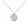 Flowers necklace for ladies in stainless steel with pendant
