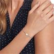 Ladies heart bracelet in stainless steel, engravable