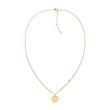 Ladies dust necklace in gold-plated stainless steel
