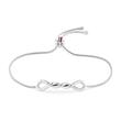 Twisted stainless steel bracelet with enamel for ladies