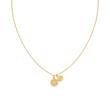 Engravable stainless steel necklace for women, IP gold