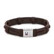 Bruine Leren Casual Armband Voor Mannen