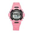 Pink-coloured children's watch with digital display