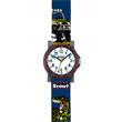 Scout jungle kwarts horloge voor jongens met textielband, blauw