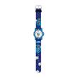 Reloj de pulsera de fútbol de plástico azul para niño