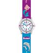 Scout meisjeskwarts horloge met imitatieleren band, blauw, paars
