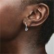 Ohrringe für Damen Mond aus 925er Silber Moments