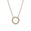 Ladies necklace from the signature collection, gold-plated