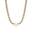 Timeless ladies' ball chain with pearl, IP gold