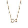 Infinity Necklace For Ladies, Gold Plated