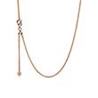 ROSE necklace Curb Chain for women