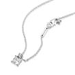 Necklace for ladies in 925 silver with cubic zirconia