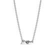 Necklace Mum In 925 Sterling Silver With Zirconia