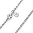 Infinity link chain for ladies, 925 silver, Moments