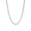 Ladies' heart necklace in sterling silver, Moments collection