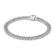 Link bracelet for ladies timeless pavé, sterling silver