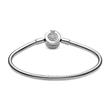 Pulsera de plata 925 corona o para mujer con circonita