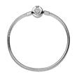 925 Silver Bracelet Crown O For Ladies With Zirconia