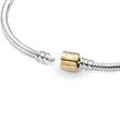 Two-tone bracelet in 925 silver for ladies