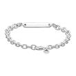 Ladies ident bracelet in sterling silver, engravable 925s