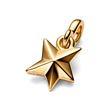 ME mini dangle star for ladies, enamel, gold plated