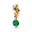 Moments May Charm pendant with jewellery crystal, IP gold