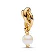 June Charm pendant, gold-plated, cultured freshwater pearl