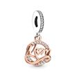 Charm pendant mum two-tone