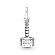 Marvel the avengers pendant thor's hammer, 925s silver