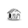 Charm Family Home Sterling Silver