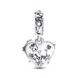 Disney winnie the pooh & piglet heart charm pendant