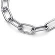 ME rectangular styling link in sterling silver