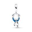 Disney Donald Duck charm pendant, 925 Sterling silver, enamel