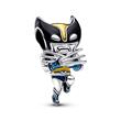 Marvel Slide-Charm Wolverine, Sterlingsilber, Emaille