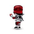 Marvel Deadpool slide charm, 925 Sterling silver, enamel, red