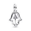 Hand of Fatima charm pendant, sterling silver, ME