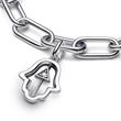 Hand of Fatima charm pendant, sterling silver, ME