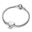 Gravierbarer Moments Herz-Charm Be Love, 925er Silber