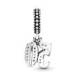 925 silver charm 50th birthday with zirconia