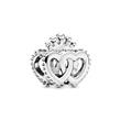 Charm United Regal Hearts In 925 Sterling Silver