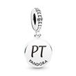 Sterling silver charm pendant friends are family