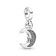 Moon charm in sterling silver, ME collection