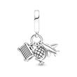 Sterling silver travel charm