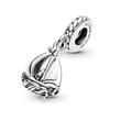 Sterling silver sailboat charm