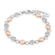 Bracelet For Ladies In Stainless Steel, Rosé