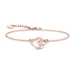 Thomas sabo heart bracelet together sterling silver rose