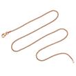 Anchor chain silver rose gold plated 1,5mm