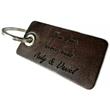 Key fob real leather incl. laser engraving